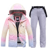 Windproof Multi-Tone Long Jacket & Pants Set