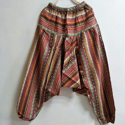 Casual Boho Pattern Harem Pants