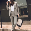 Casual Solid Color Pocketed Suits