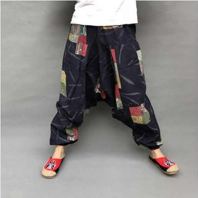 Casual Boho Pattern Harem Pants