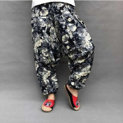 Casual Boho Pattern Harem Pants