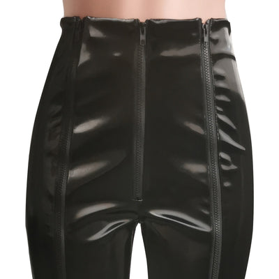 Leather Casual Elasticated Shinny Leggings