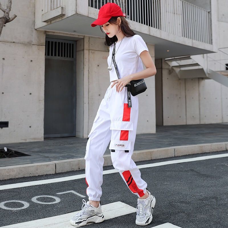 High Waist Multi-Pocketed Street Cargo Pants