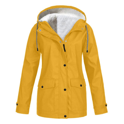 Windproof Thick Fluffy Inner Hooded Jackets