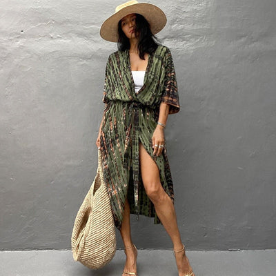 High Quality Boho Pattern Robe Dresses