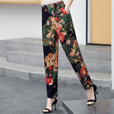 Vintage Elasticated Pencil Pants