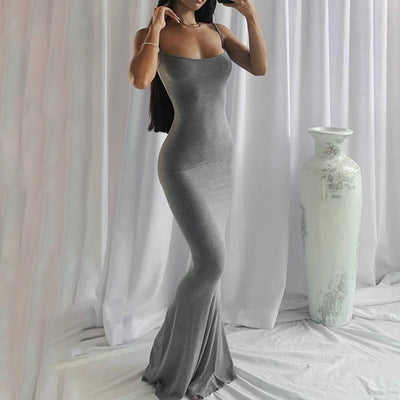 Elegant Skin Tight Sleeveless Dresses