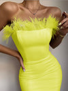 Strapless Creative Bodycon Party Dresses